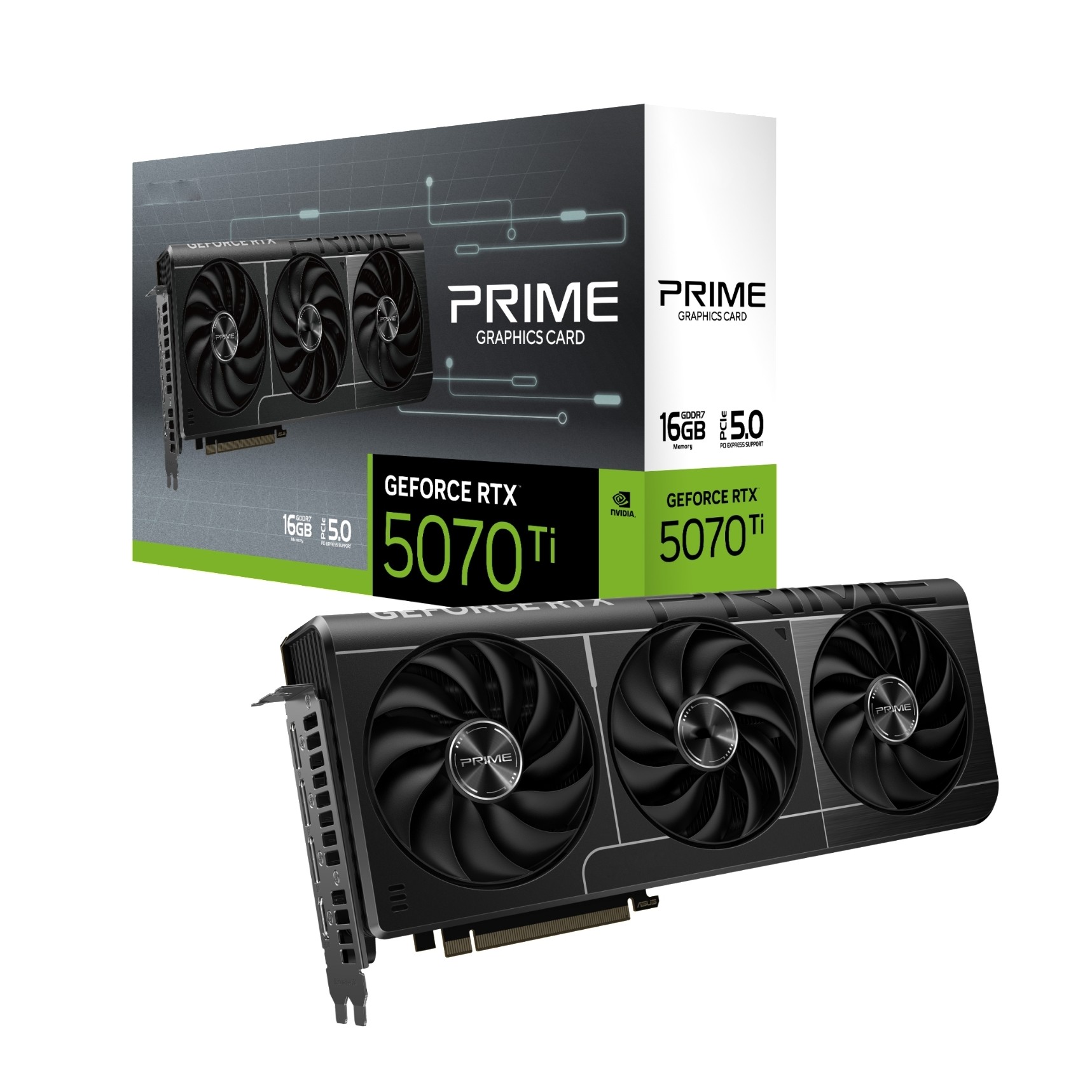 Triple Fan Gaming Graphics Card 16Gb - 2025 Kartu Grafis PRIME GeForce RTX