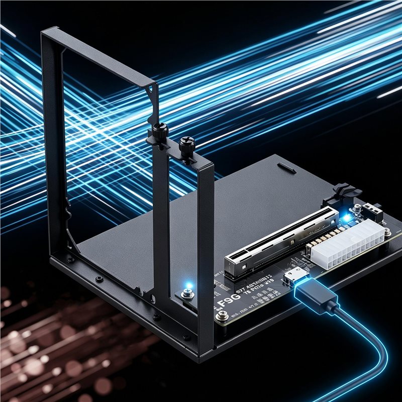 Aktif F9G-BK7 EGPU OCuLink GPU - Oculink Egpu Dock Graphics Card ulasan dan harga