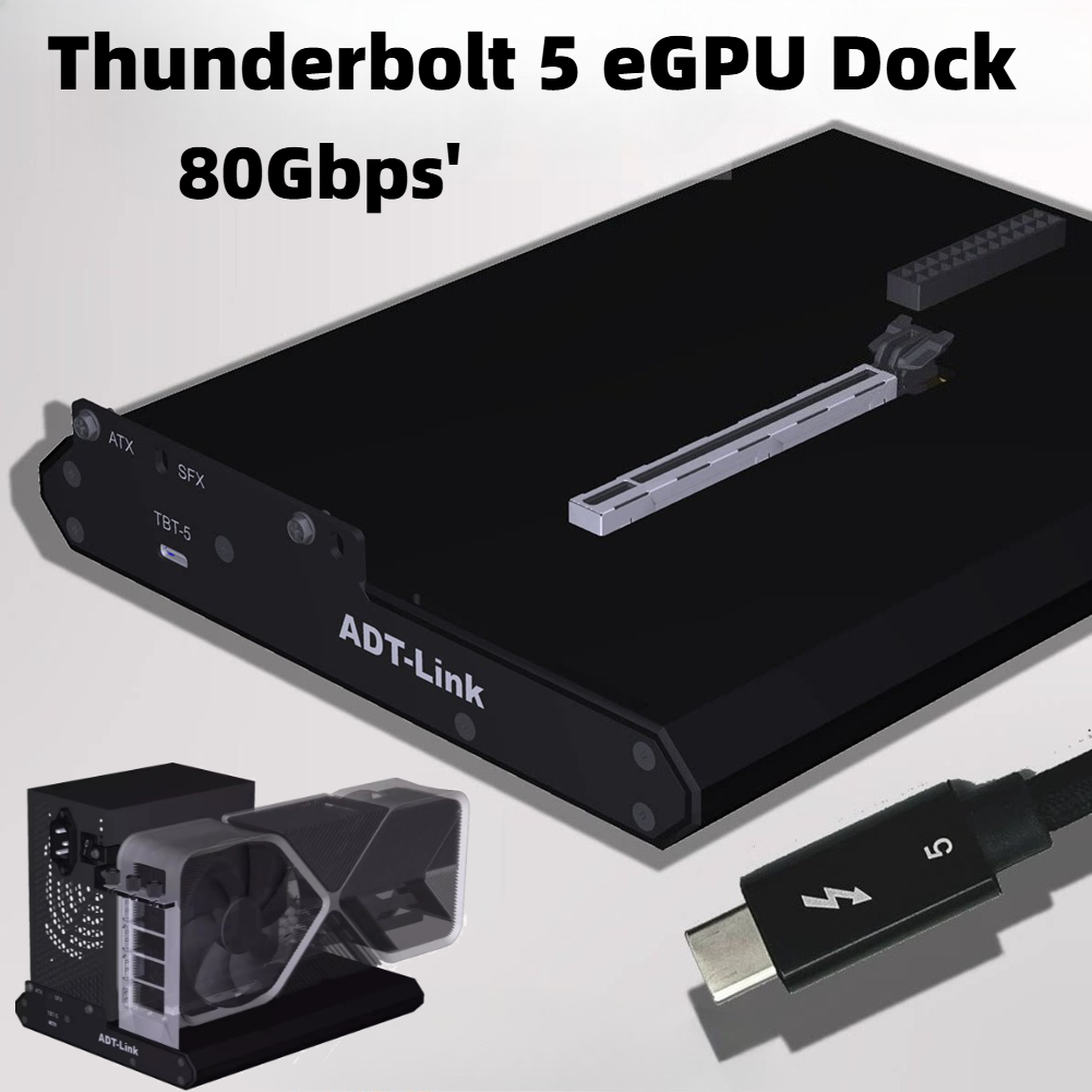 ADT Thunderbolt-5/4/3 Docking  - Thunderbolt 4 External Gpu Enclosure ulasan dan harga